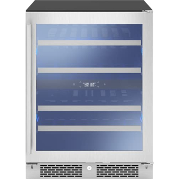 Zephyr 24" Wine Fridge - Stylish Mini Cooler for Any Space