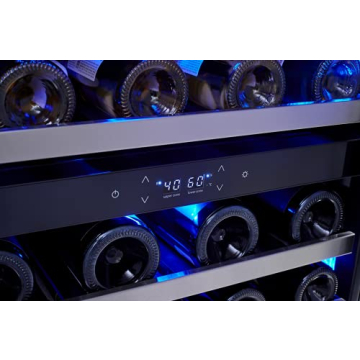 Zephyr 24" Wine Fridge - Stylish Mini Cooler for Any Space