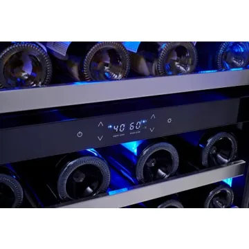 Zephyr 24" Wine Fridge - Stylish Mini Cooler for Any Space