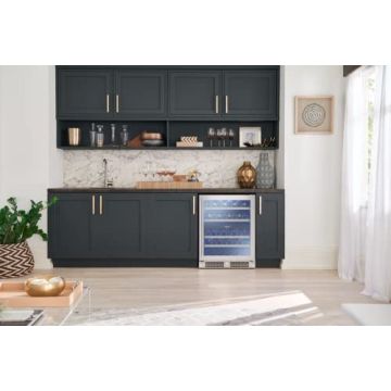 Zephyr 24" Wine Fridge - Stylish Mini Cooler for Any Space