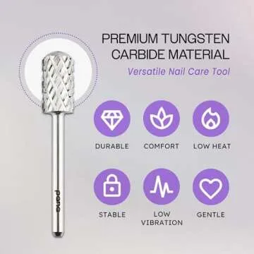 PANA 3/32" Large Carbide Nail Drill Bit for Professionals