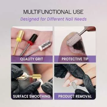 PANA 3/32" Large Carbide Nail Drill Bit for Professionals