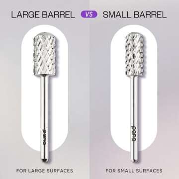 PANA 3/32" Large Carbide Nail Drill Bit for Professionals