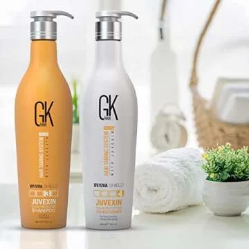 GK HAIR Global Keratin Colored Shield Shampoo and Conditioner Sets (650ml, 22 FL OZ)