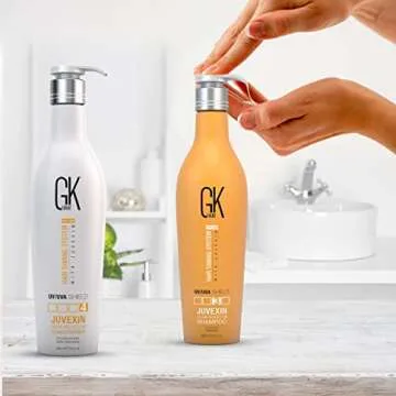 GK HAIR Global Keratin Colored Shield Shampoo and Conditioner Sets (650ml, 22 FL OZ)