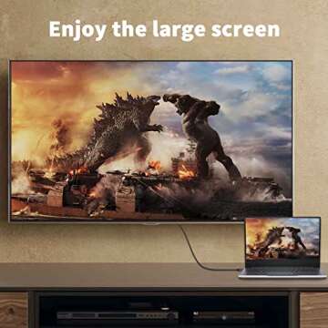 Duttek USB C to Mini DisplayPort Cable 4K 6FT Gold-Plated