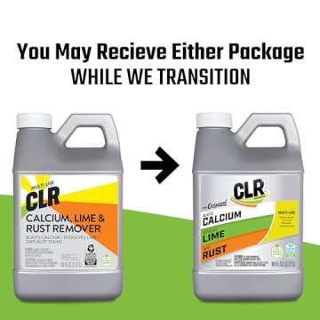 CLR Calcium, Lime & Rust Remover, Blasts Calcium, Dissolves Lime Deposits, Zaps Stubborn Rust Stains...