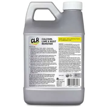 CLR Calcium, Lime & Rust Remover, Blasts Calcium, Dissolves Lime Deposits, Zaps Stubborn Rust Stains and Hard Water Deposits, 80 Ounce Bottle