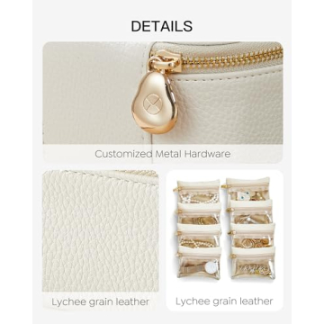 Vlando Travel Jewelry Organizer - Velvet Case for Gifts