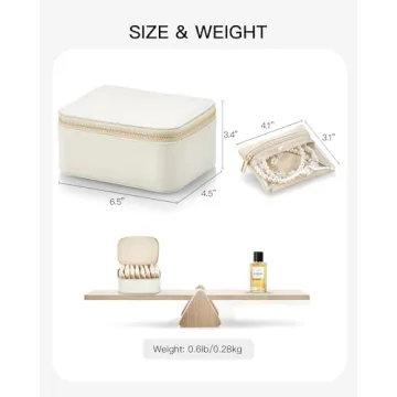 Vlando Travel Jewelry Organizer - Velvet Case for Gifts