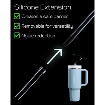 Lipzi Anti-Wrinkle Glass Straws - Eco-Friendly & Stylish