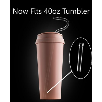 Lipzi Anti-Wrinkle Glass Straws - Eco-Friendly & Stylish