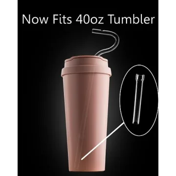 Lipzi Anti-Wrinkle Glass Straws - Eco-Friendly & Stylish