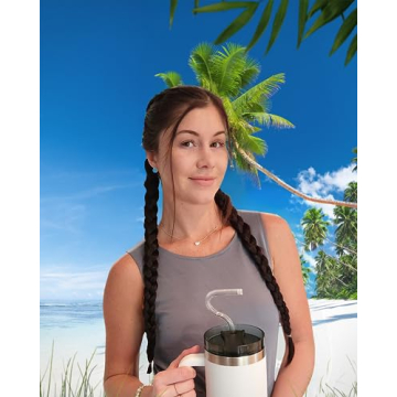 Lipzi Anti-Wrinkle Glass Straws - Eco-Friendly & Stylish