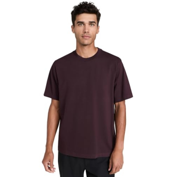Reigning Champ Men's Midweight Jersey T-Shirt - Versatile Style in Oxblood Red