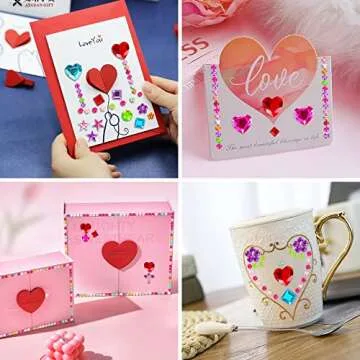 880pcs Gem Rhinestone Stickers for Kids DIY Crafts