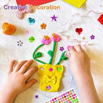 880pcs Gem Rhinestone Stickers for Kids DIY Crafts