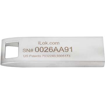 PACE iLok3 USB Key Software Authorization Device, Silver (99007120900)