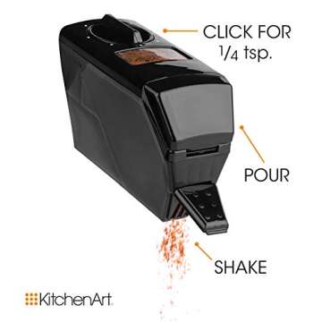 Kitchen Art Spice Rack Carousel - 12 Spice Organizer