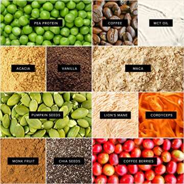 Truvani Protein + Energy Drink Mix - Vanilla Latte, 20 Servings