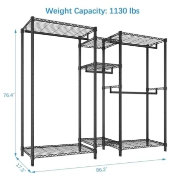 VIPEK V6 Plus Garment Rack – Versatile Clothing Storage