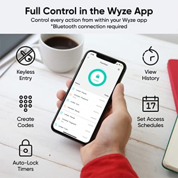 Wyze Lock Bolt Smart Keyless Entry Fingerprint Bluetooth