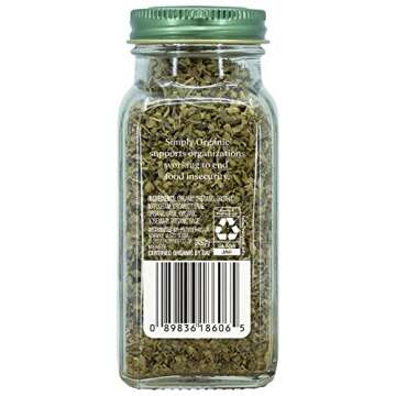 Simply Organic Italian Seasoning, Certified Organic | 0.95 oz | Pack of 2