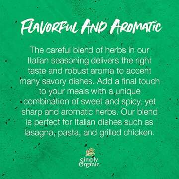 Simply Organic Italian Seasoning: Pure Flavor, Organic Herbs