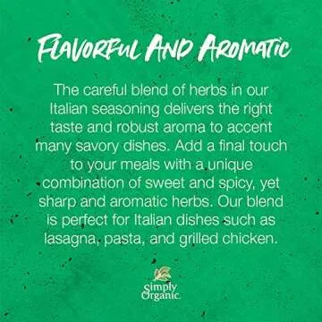 Simply Organic Italian Seasoning: Pure Flavor, Organic Herbs