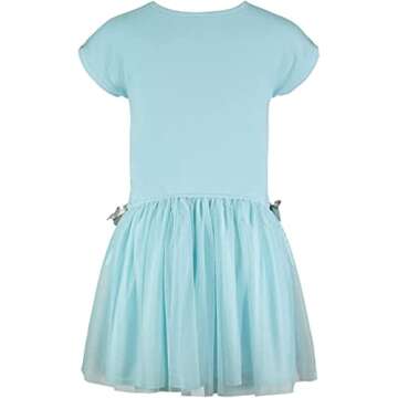 Disney Frozen Elsa Toddler Girls French Terry Dress Blue 4T