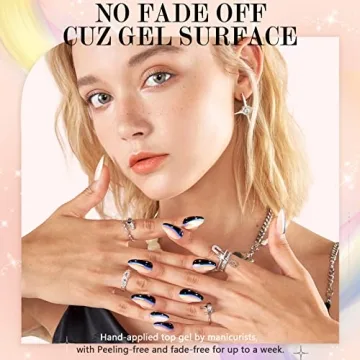 GLAMERMAID Black Press-on Nails for Effortless Elegance