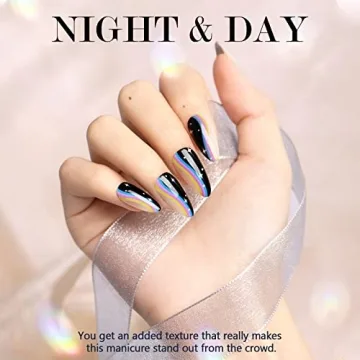 GLAMERMAID Black Press-on Nails for Effortless Elegance