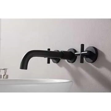 SITGES Matte Black Bathroom Faucet for Elegant Spaces