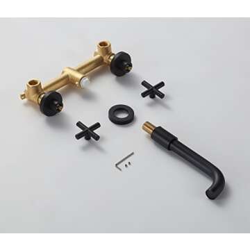SITGES Matte Black Bathroom Faucet for Elegant Spaces