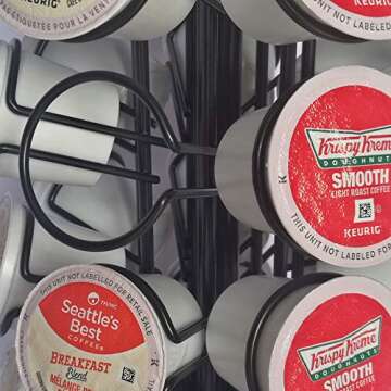 BLACKSMITH FAMILY K Cup Holder - Space Saving Organizer