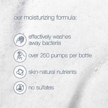 Dove Instant Foaming Body Wash Shea Butter with Warm Vanilla Pack of 4 with NutriumMoisture Technology Effectively Washes Away Bacteria While Nourishing Your Skin 13.5 oz