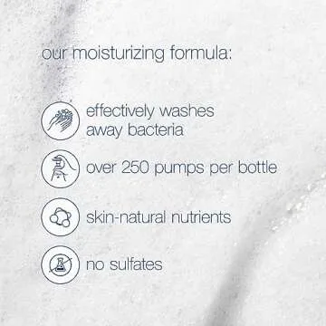 Dove Instant Foaming Body Wash Shea Butter with Warm Vanilla Pack of 4 with NutriumMoisture Technology Effectively Washes Away Bacteria While Nourishing Your Skin 13.5 oz