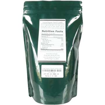 Hunza Organic French Lentils - Nutritious and Flavorful