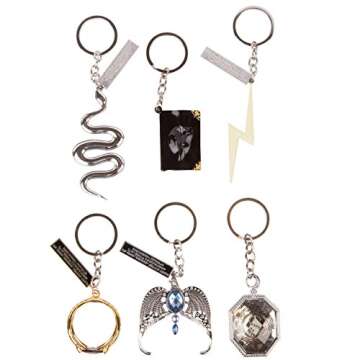 Harry Potter Collectible Key Chain Mystery Blind Box, Series 1 - Receive 1 of 12 Mystery Key Rings - Spells, Wands & Horcruxes - Gift for Kids and Teens