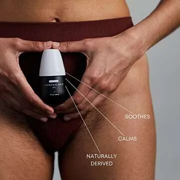 Bushbalm Ingrown Hair and Razor bumps 3 Step Routine - Moisturize and Calm - Ingrown Hair Oil (30 ml), Exfoliating Scrub (236 ml) and Nordic Dry Brush - Sweet Escape