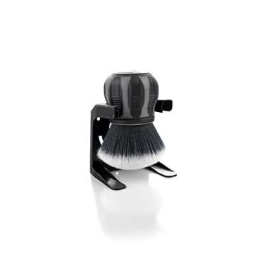 Detail Factory - Curveball XL Synthetic Brush - Ultra Soft Bristles, Comes with Storage Rack, Covers Large Area Inside or Outside Vehicles - Grey