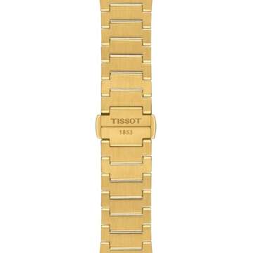 Tissot Unisex PRX 35mm 316L Stainless Steel Gold PVD Quartz Watch