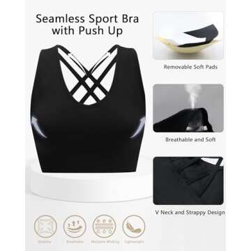Premium HORISUN Women's Longline Sports Bra for Comfort