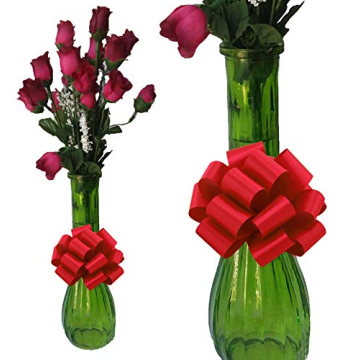 Red 5" Gift Pull Bows Set of 10 for All Occasions