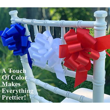 Red 5" Gift Pull Bows Set of 10 for All Occasions