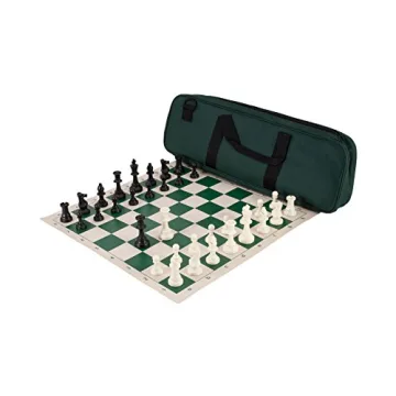 Deluxe Chess Set with Carrying Case and Board