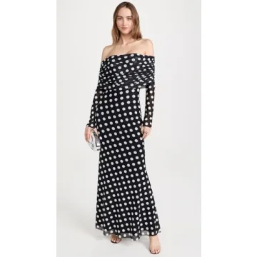 AFRM Women's Thelma Off The Shoulder Maxi Dress