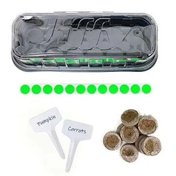 DIY Gardening Kit For Kids Girls & Boys of All Ages | Fun Craft Activity Kids Plant Growing Kit| Learn How to Grow Your Own Vegetables & Flowers with Supplies from Grow and Make| Kids Seed Growing Kit