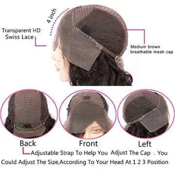 YMS Purple Lace Front Wigs Human Hair 200% Density Purple Human Hair Wigs for Women Body Wave 13x4 Transparent Lace Frontal Wigs Human Hair Pre Plucked 26 Inch Colored Gluless Wigs