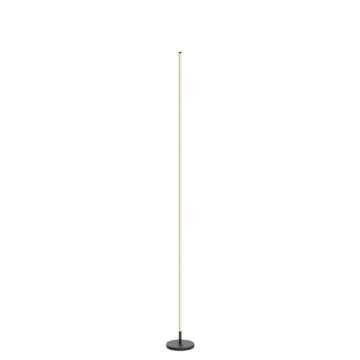 TACAHE Minimalist Corner Floor Lamp - 2700K-6500K Dimmable LED Night Light - Modern Standing Mood Lamp with Remote Control for Living Room, Bedroom - 57" 12W - Black - 1Pack